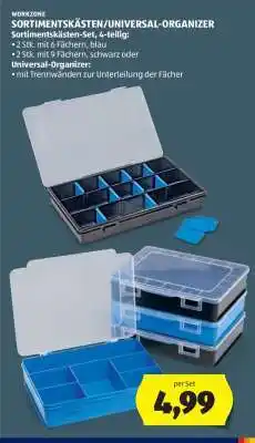 Hofer SORTIMENTSKÄSTEN/UNIVERSAL-ORGANIZER Angebot