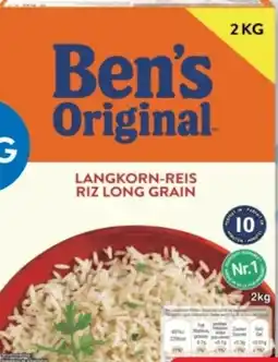 T&G Ben's Original Langkornreis Angebot