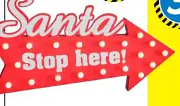 TEDi LED-Stoppschild Santa Angebot