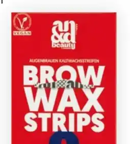 Bipa A.N.D. Beauty Augenbrauen Kaltwachsstreifen Angebot