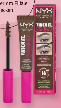 dm Nyx Professional Makeup Augenbrauen Mascara Thick It. Stick It! Angebot