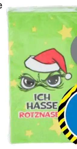 TEDi Weihnachtsmuffel Taschentücher Angebot