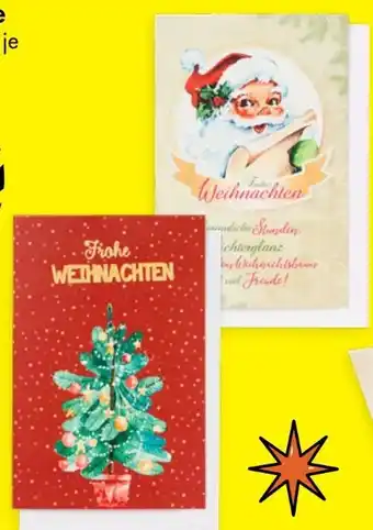 TEDi Weihnachtskarten Angebot