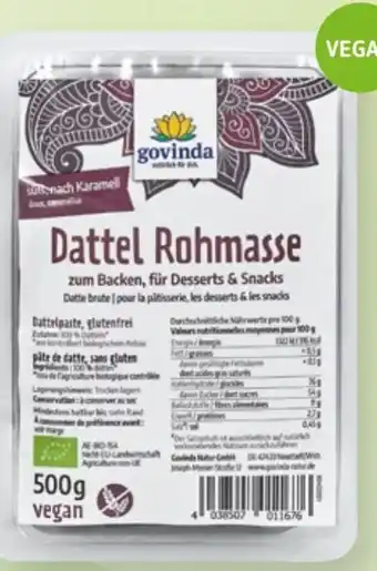 dm Govinda Dattel Rohmasse Angebot