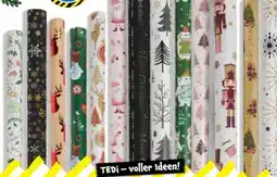 TEDi Weihnachts-Geschenkpapier Angebot