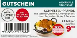Billa Schnitzel-pfandl Angebot