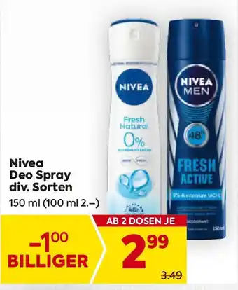 Nivea deo spray