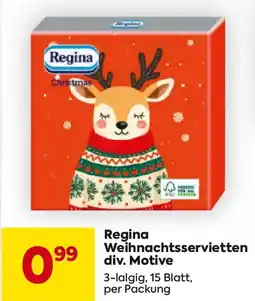 Billa Regina Weihnachtsservietten Angebot