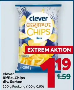 Billa clever Riffle-Chips Angebot
