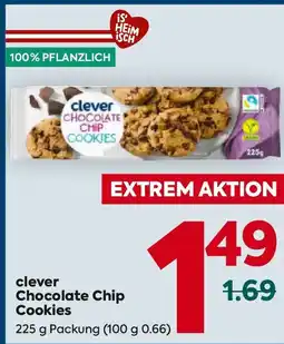 Billa Clever chocolate chip cookies Angebot