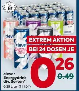 Billa Clever energydrink Angebot