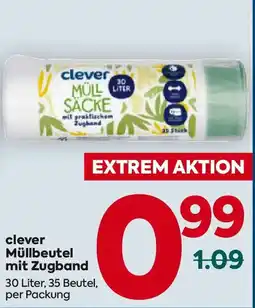 Billa Clever müllbeutel mit zugband Angebot