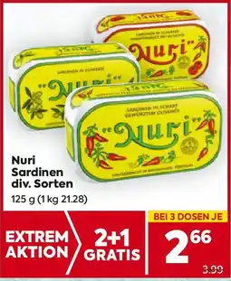 Billa Nuri Sardinen Angebot