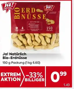 Billa Ja! natürlich bio-erdnüsse Angebot