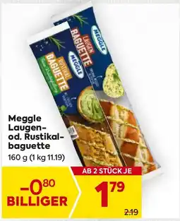 Billa Meggle laugen od. rustikal baguette Angebot