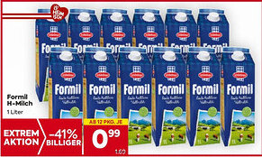 Billa Formil H-Milch Angebot