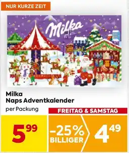 Billa Milka Naps Adventkalender Angebot