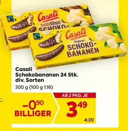 Billa Casali Schokobananen Angebot