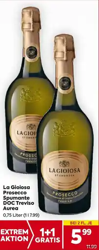 Billa La gioiosa prosecco spumante doc treviso aurea Angebot