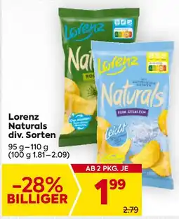 Billa Lorenz naturals div. sorten Angebot