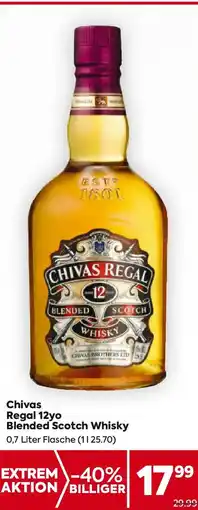 Billa Chivas regal 12yo blended scotch whisky Angebot