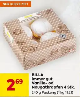 Billa Billa immer gut vanille od. nougatkrapfen Angebot
