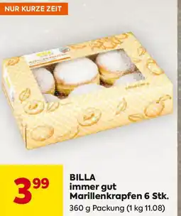 Billa Billa immer gut marillenkrapfen Angebot