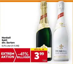 Billa Henkell Sekt Angebot