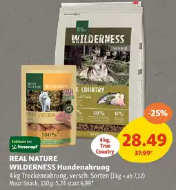 Fressnapf Real nature wilderness hundenahrung Angebot