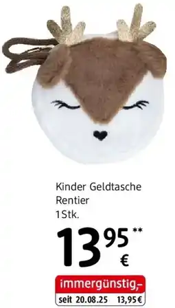 dm Kinder Geldtasche Rentier 1 Stk. Angebot