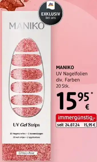 dm MANIKO Angebot