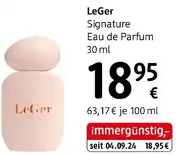 dm LeGer Angebot
