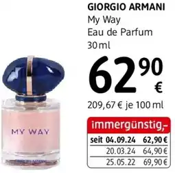 dm Giorgio armani Angebot