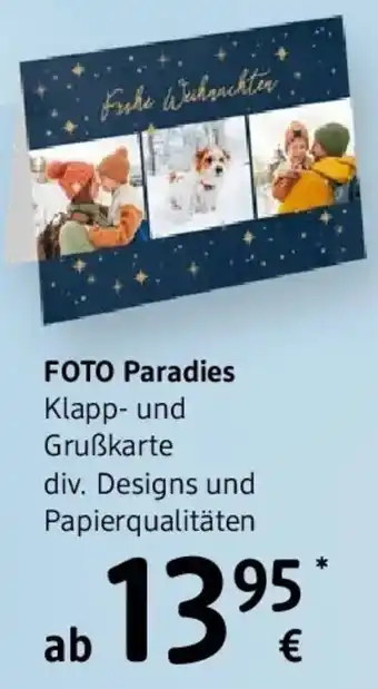 dm FOTO Paradies Angebot