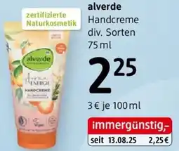 dm Alverde Angebot