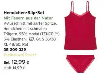 Tchibo Eduscho Hemdchen-Slip-Set Angebot