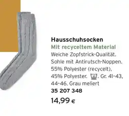 Tchibo Eduscho Hausschuhsocken Angebot
