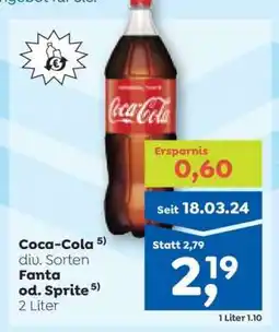 ADEG Coca-Cola div. Sorten Fanta od. Sprite Angebot