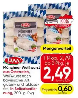 Eurospar Münchner Weißwurst Angebot