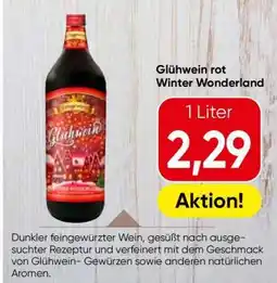 Eurospar Glühwein rot Winter Wonderland Angebot