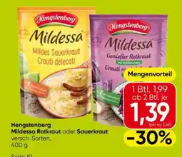 Eurospar Hengstenberg Mildessa Rotkraut oder Sauerkraut Angebot