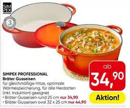 Eurospar SIMPEX PROFESSIONAL Bräter Gusseisen Angebot