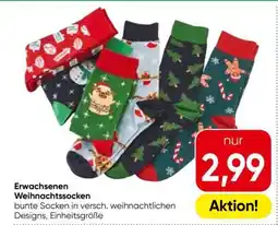 Eurospar Erwachsenen Weihnachtssocken Angebot