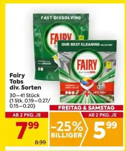 Billa Fairy Tabs div. Sorten Angebot