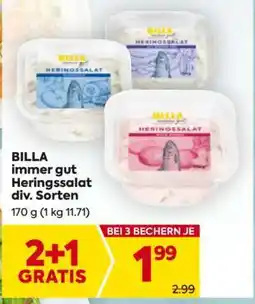 Billa BILLA immer gut Heringssalat div. Sorten Angebot