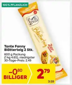 Billa Tante Fanny Blätterteig 2 Stk Angebot
