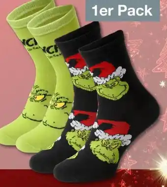 Herren-Socken Grinch