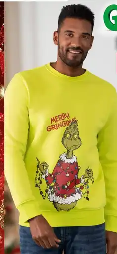 Woolworth Herren-Sweatpullover Grinch Angebot