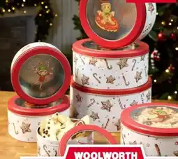 Woolworth Weihnachts Keksdosen Angebot