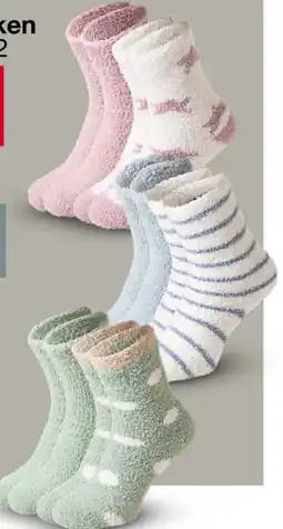 Woolworth Damen Flauschsocken Angebot